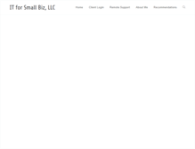 Tablet Screenshot of itforsmall.biz